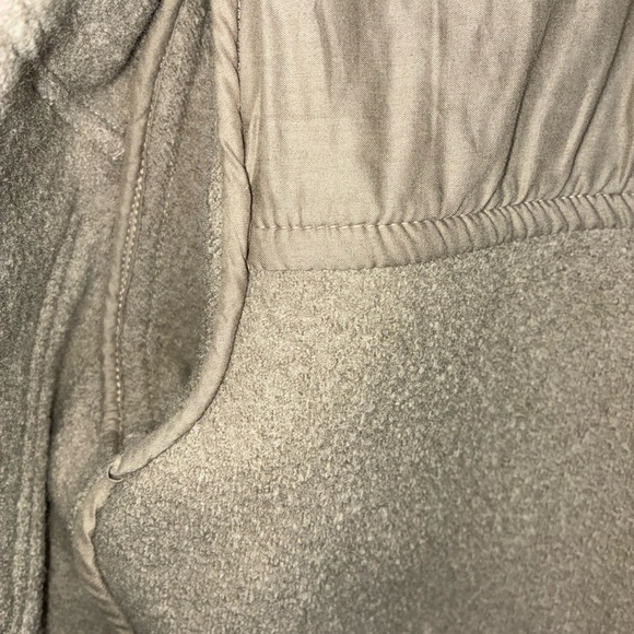 Wilfred Free Aritzia The Ganna Quilted Wool Shirt Jacket Shacket Brown XS - Picture 11 of 11